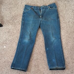 Wrangler Relaxed Fit Denim Jeans 38x30